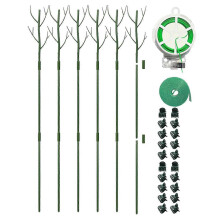 Ensemble de supports et attaches pour plantes Monstera, tuteurs avec tige en mousse pour plantes d'intérieur