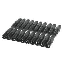 10 paires de connecteurs XLR 3 broches pour câble microphone (mâle/femelle), câble multipaire.