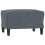 VidaXL vidaXL Fußhocker Dunkelgrau 60x50x41 cm Samt 1