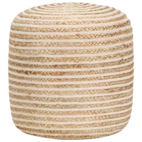 VidaXL vidaXL Handgefertigter Sitzpuff 40 x 45 cm Jute