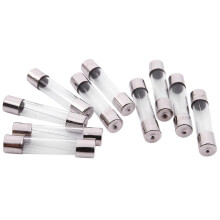10 socles de bougies en verre à fusion rapide 6 x 30 mm 250 V 3 A