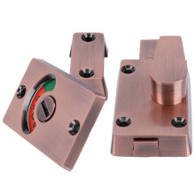 Easy Install Toilet Partition Door Lock with Knob & Vacancy Indicator