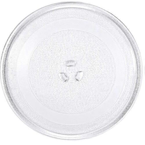 Plateau tournant transparent de 25,5 cm pour four à micro-ondes