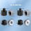 8 adaptateurs pour pieds microphone : 5/8" vers 3/8", 3/8" vers 5/8" 3