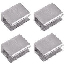 systèmes de réglage du verre en acier inoxydable 304, supports de pinces pour verre, largeur de 0,23 à 0,35 pouce