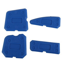 Outil d'application d'adhésif silicone en 4 pièces, applicateur de profil, outil pour joint de carrelage, outil ménager