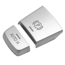 Cache décoratif chromé ABS pour bouton P de frein à main électronique BMW F10 F07 F01 X3 F25 X4 F26 F11 F06