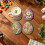 (24PCS) 6 Easter DIY Diamond Art Coaster Set, Irregular Wooden Desktop Decorative Gift, Easter Egg Design 3