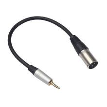 Câble audio avec prise jack stéréo 3,5 mm, câble audio microphone avec prise jack stéréo 3,5 mm vers XLR mâle 3 broches C