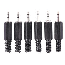 Lot de 6 connecteurs audio stéréo 2,5 mm à souder soi-même pour casque audio