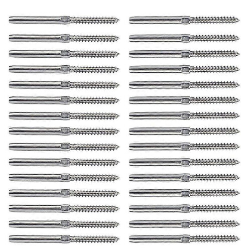 30 vis sertir 1/8", garde-corps câbles, escaliers/terrasses