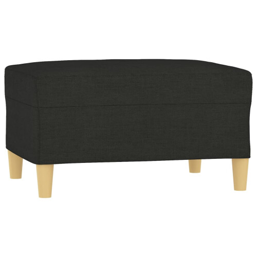VidaXL vidaXL Fußhocker Schwarz 70x55x41 cm Stoff