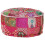 VidaXL vidaXL Patchwork Sitzpouf Rund Baumwolle Handgefertigt 40x20 cm Rosa 1