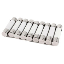 Lot de 10 fusibles cylindriques en céramique 250 V 30 A 6 x 30 mm