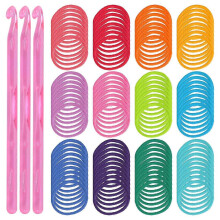 192 boucles de 18 cm pour serviettes, boucles de tissage, 12 couleurs disponibles pour loisirs créatifs.
