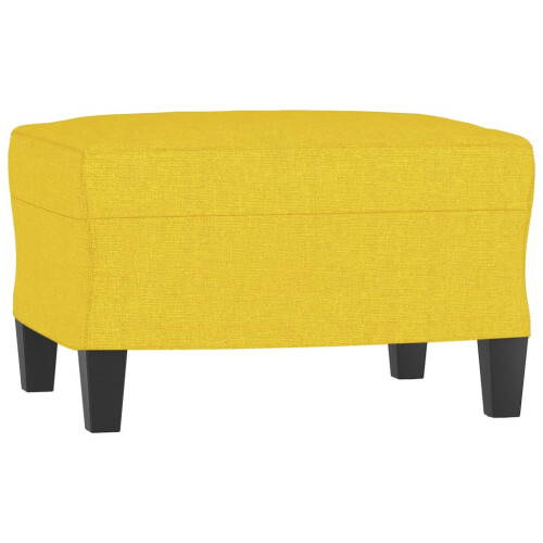 VidaXL vidaXL Fußhocker Hellgelb 60x50x41 cm Stoff