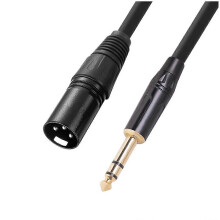 Câble audio 6.35 mm mâle vers XLR mâle