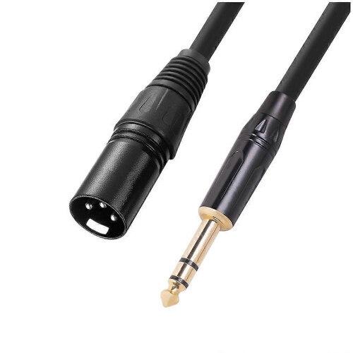 Câble audio 6.35 mm mâle vers XLR mâle