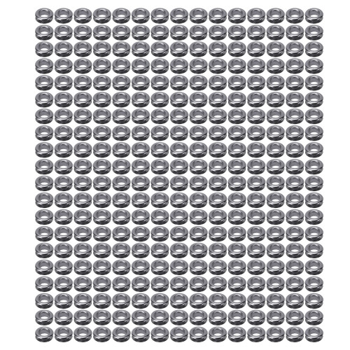 300 Sätze 8 mm graue Ösen mit Unterlegscheiben 2