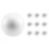 10 x Boules en polystyrène expansé de 10 cm pour décorations de Noël - 3