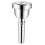 Embouchure de trombone argentée à petit diamètre 12C neuve 2