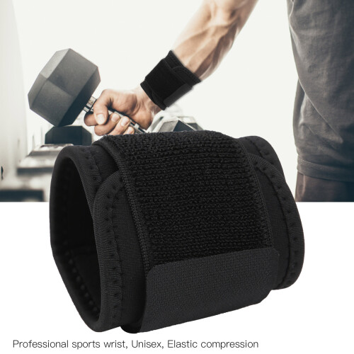 Gym Wrist Brace for Weightlifting Elastic Support Strap Comfortable One Size 1