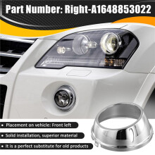 CarFront Bumper Fog Lamp Chrome Trim for - W164 Ml63 AMG A1648853022 Right