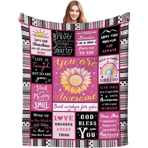 Coperta "Guarisci Presto" per donna, super morbida, 50" x 40"
