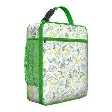 Borsa termica isolante con stampa floreale per il pranzo da viaggio – Borsa termica morbida e resistente per studenti e donne sempre in movimento