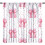 Watercolor Red Bow Curtains Abstract Confetti Pink Polka 1