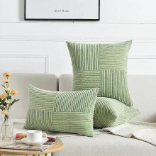 1 Pcs Orange Fall Decorative Throw Pillow Covers for Living Room Couch Bed Sofa, Farmhouse Boho Home Decor Pillowcase, Corduroy Textured Cushion Case