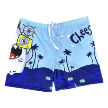 Boys Swim Trunks Size 3T-4T Cartoon Dinosaur Print Swim Shorts Bathing Suit Elastic Waistband Casual Summer Beach Vacation Shorts X15-Light Blue