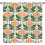 Retro 70s floral curtains pink green pattern rod pocket 1