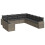 VidaXL vidaXL 11-tlg. Garten-Sofagarnitur mit Kissen Grau Poly Rattan 1