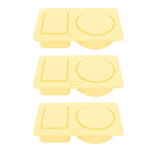 3er-Pack Silikon-Snackbehälter mit Deckeln 1