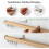 Rail de store coulissant pour plafond, blanc, 120 cm 5