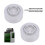 4 Stück H2D Vibrationsdämpfungsfüße Kit - Gummi 6