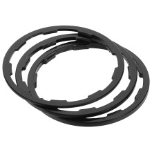 Black Aluminum Alloy Bike Cassette Spacer Gasket 3 pcs