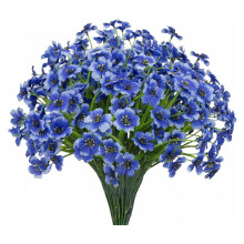 12PC Real Touch Artificial Flower Bouquet - Latex Bridal Wedding Flowers for Centerpieces, Home Decor & Event Decoration