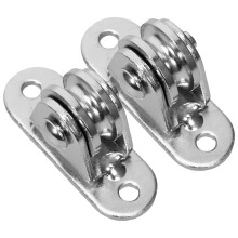 Stainless Steel Pulley Block Industrial Detachable 2 Sets