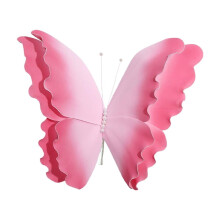 Butterfly Veils for Wedding & Party Decor, DIY Outdoor Courtyard Decoration, Floral Accessories for Festivals, Birthdays, Celebrations