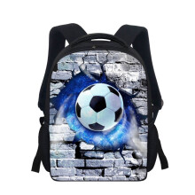 Football School Bookbags Casual Daypack Soccer Backpacks Fashion School Shoulder Bag
