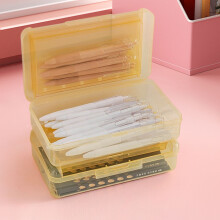 Bilayer Clear Pencil Box, Large Capacity, Snap-Tight Lid, Stackable ABS Organizer for Pens, Crayons, Markers, Scissors – Compatible with