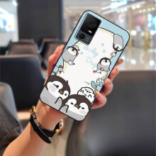 Phone Case Compatible with TCL 40XL/40T/T608D/Lively Jitterbug Smart4 – Cute Cartoon Animal Silicone Full-Body Shockproof Cover