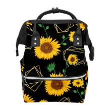 Sunflower blöjryggsäck – Lätt, stor väska för gravida och resebruk för mamma, pappa, bebis – Kompatibel med allt nödvändigt