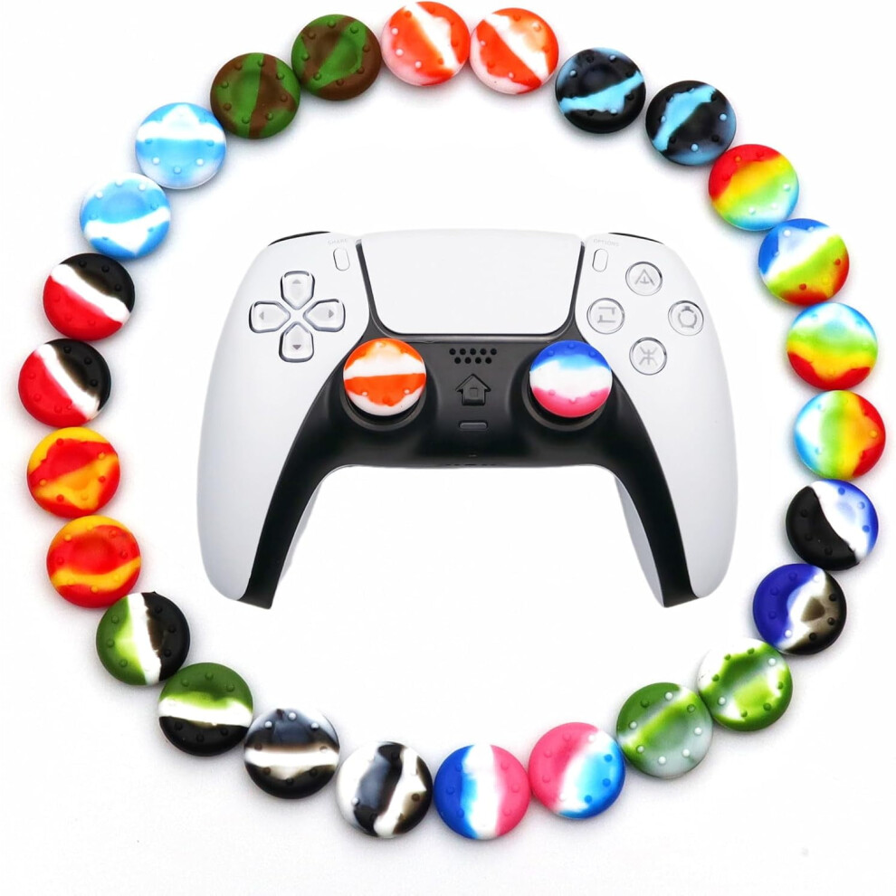 36Pcs Silicone Joystick Grips For Ps5, Ps4, Xbox 360 & One Controllers Â Compatible With Ps5, Ps4 9448483146135