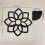 Étagères d'Angle Lotus Bois Motifs Floraux 2