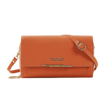 Slank dame-crossbody-håndtaske med kortlommer