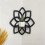 Étagères d'Angle Lotus Bois Motifs Floraux 3