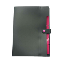 Letter-Sized Accordion File Organizer with Labels, 5-Pocket Expanding Folder for Documents & Bills – Compatible with Home Office